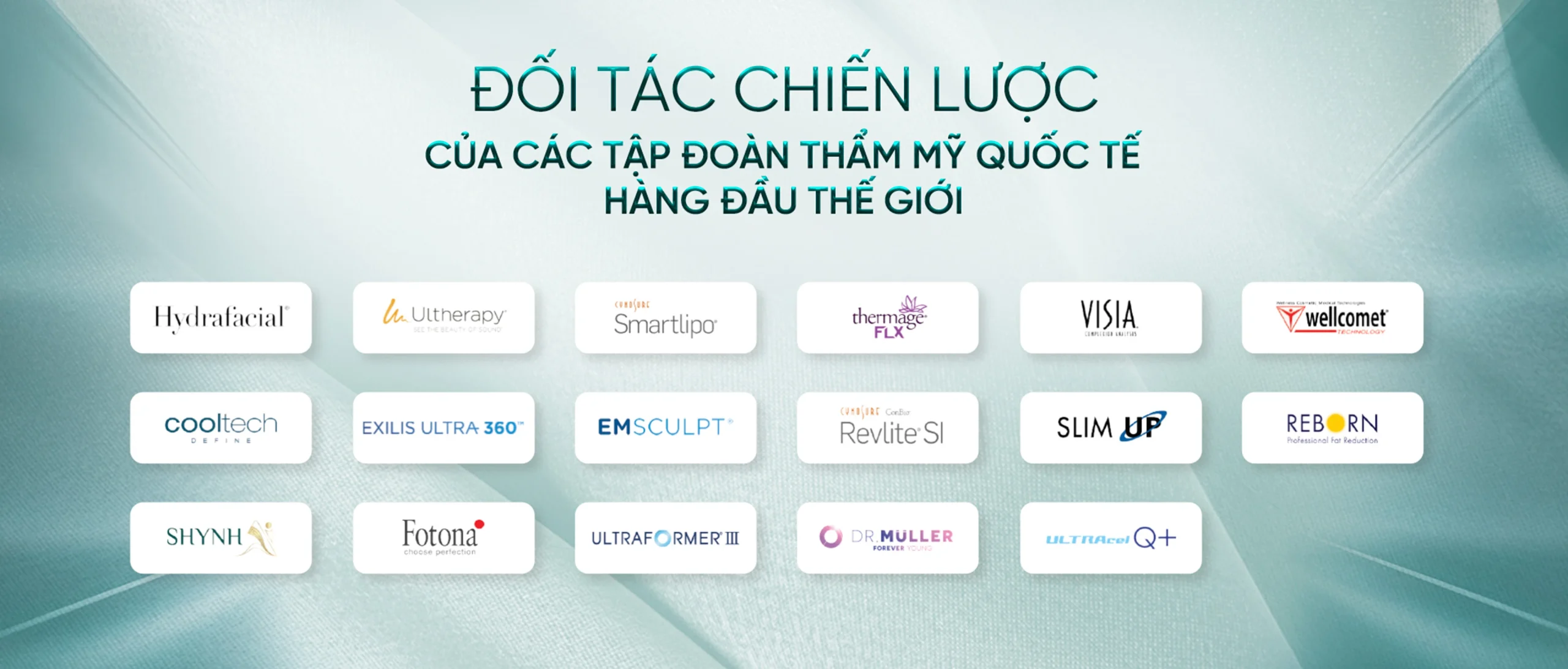 Đôi tác chiến lược của các tập đoàn thẩm mỹ quốc tế hàng đầu thế giới - Shynh Premium