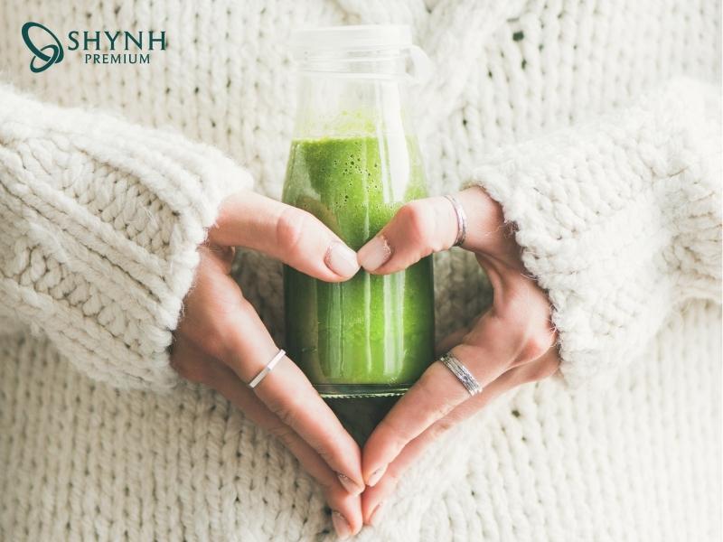 Kết hợp uống các loại nước detox giúp giảm cân