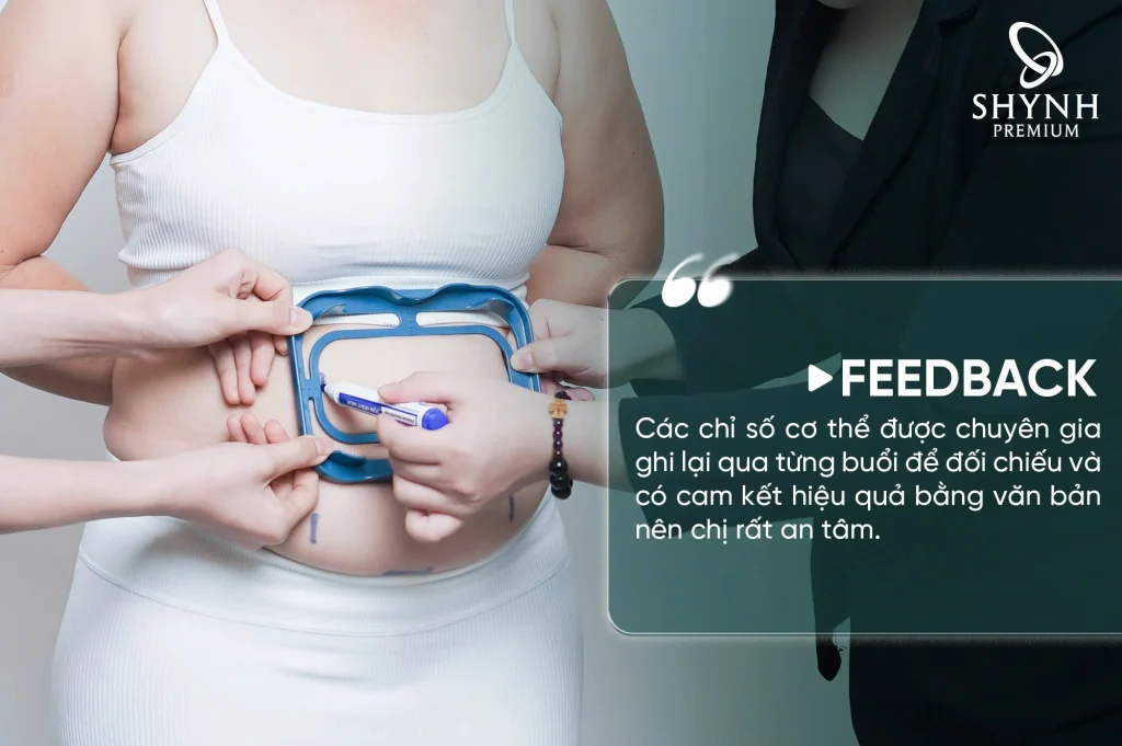 Ngoài ra, khách hàng được thường xuyên đo lường chỉ số và cam kết hiệu quả bằng văn bản