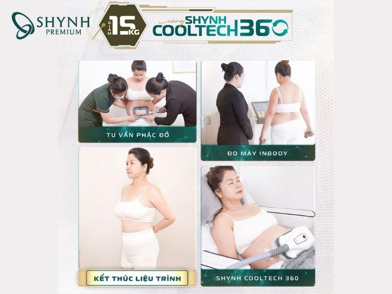 Quy trình giảm mỡ bằng Cooltech Define Pro Plus tại Shynh Premium