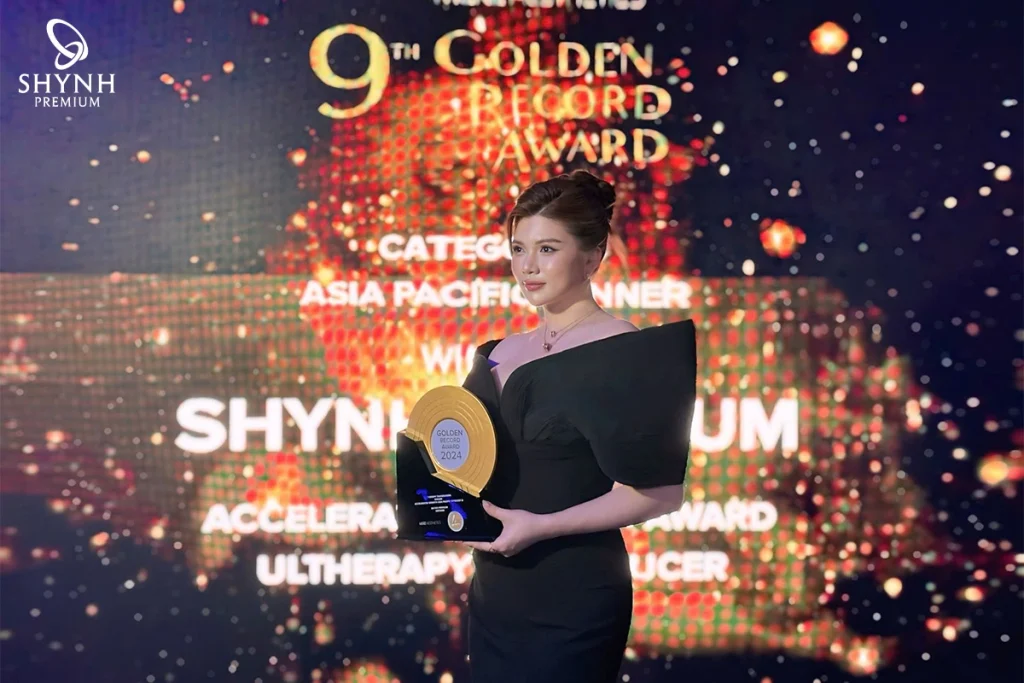 Shynh Premium nhận vinh danh 'Accelerated Growth Ultherapy Transducer' tại Golden Record Award 2024