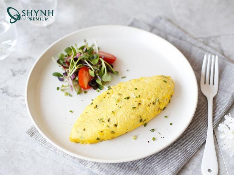 Omelette với rau củ và phô mai ít béo là thực đơn giảm cân lý tưởng