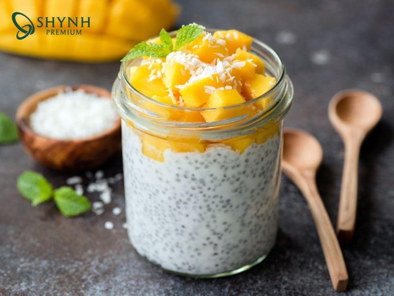 Sinh tố xoài chuối hạt chia bổ dưỡng và hỗ trợ giảm cân tự nhiên