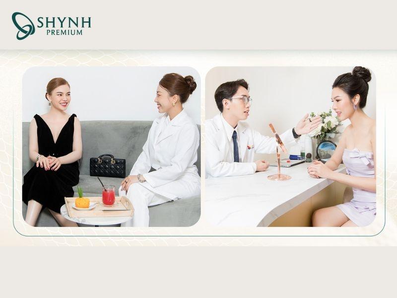 Khách hàng làm đẹp tại Shynh Premium sẽ được các bác sĩ chăm sóc hậu phẫu tận tình