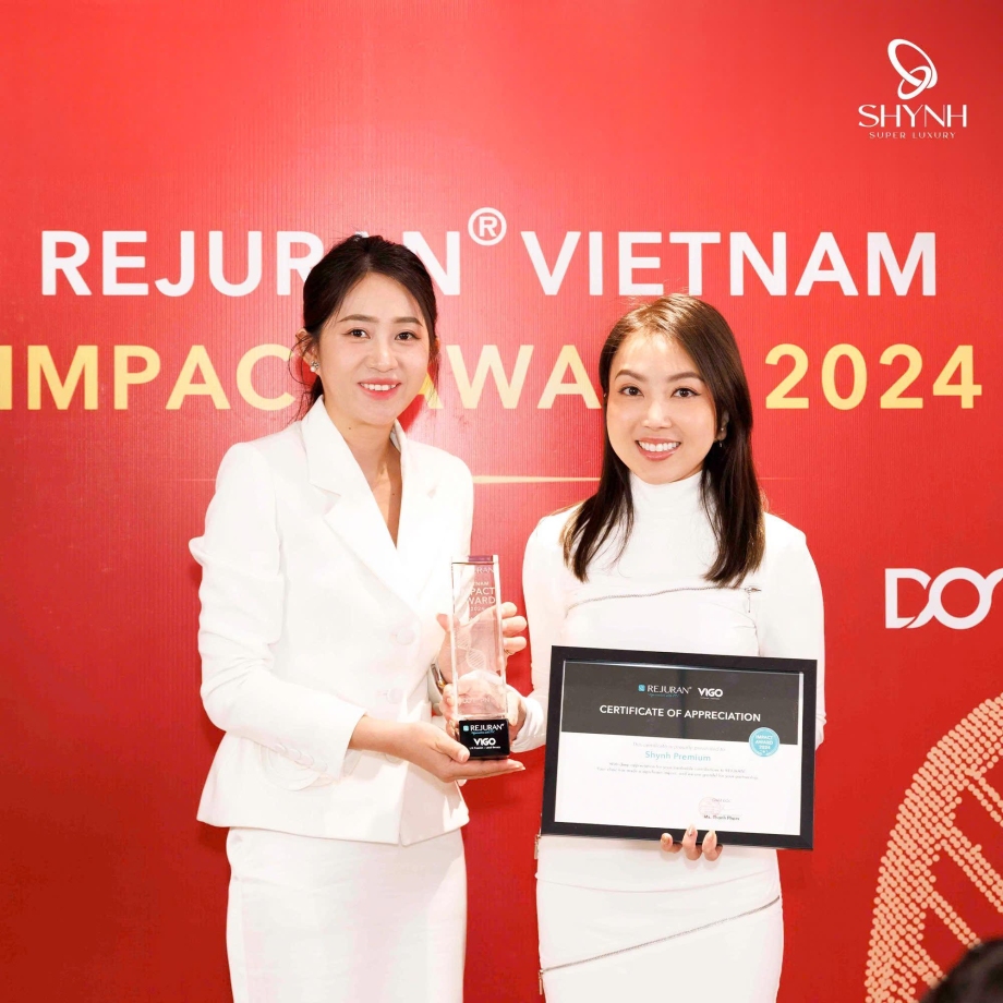 Shynh Premium khẳng định vị thế ngành thẩm mỹ cao cấp qua các giải thưởng lớn