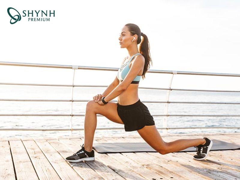 Bài tập Lunges tăng cường sức mạnh cơ đùi, mông và bắp chân