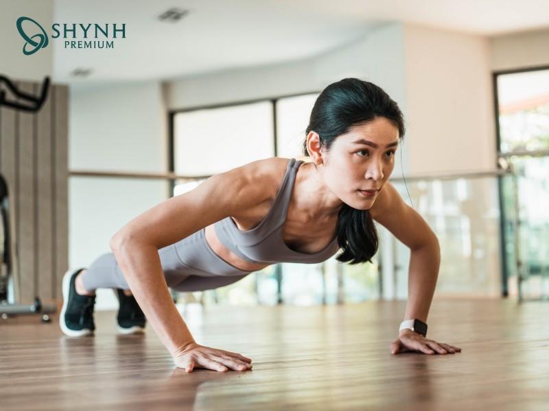 Bài tập Push-up giúp đốt mỡ phần thân trên