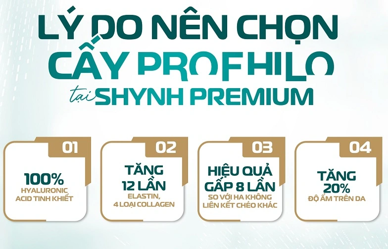 Liệu trình cấy căng bóng da Profhilo tại Shynh Premium được khách hàng ưa chuộng