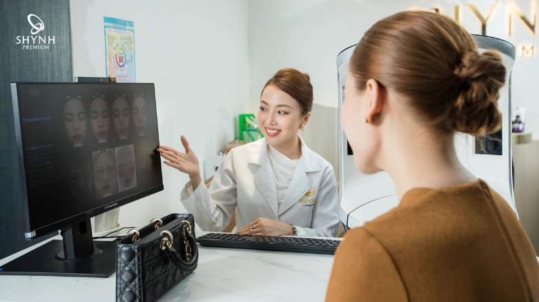 Sau liệu trình tại Shynh Premium, bác sĩ sẽ hướng dẫn cách chăm sóc và chế độ ăn uống cụ thể