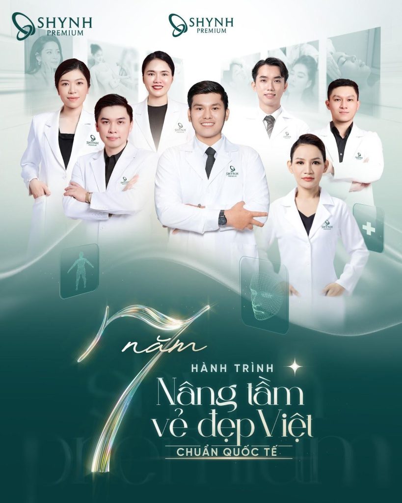 Đội ngũ bác sĩ da liễu – thẩm mỹ nội khoa tại Shynh Premium nhiều năm kinh nghiệm