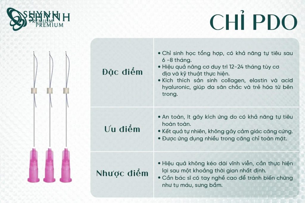 Chỉ PDO giúp kích thích collagen và elastin nhanh, cải thiện độ săn chắc tổng thể