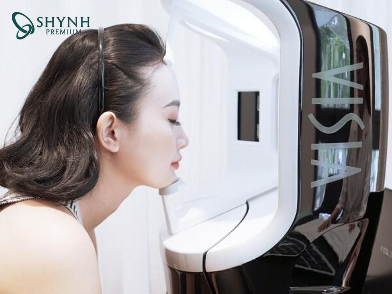 Đặt lịch để phân tích da miễn phí bằng công nghệ Shynh AI Visia