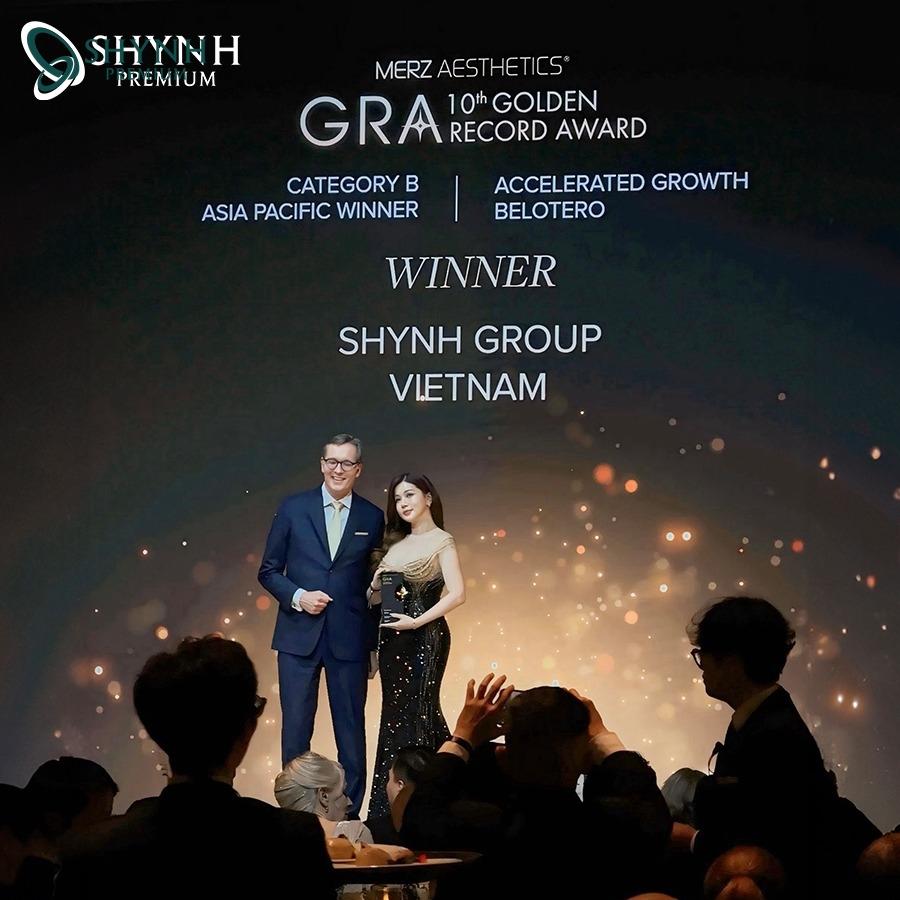 Shynh Premium vinh dự nhân giải thưởng Merz Aesthetics Golden Record Award – Asia Pacific Winner 2025
